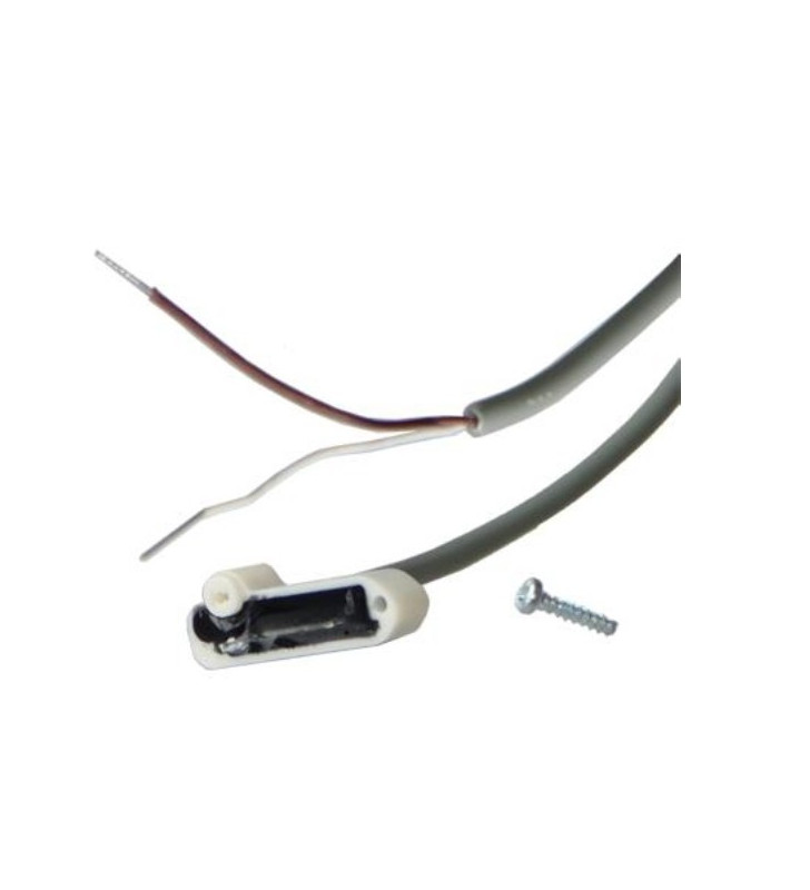 Câble Simple-Impulsion 2m avec vis (2 fils Blanc et Marron)